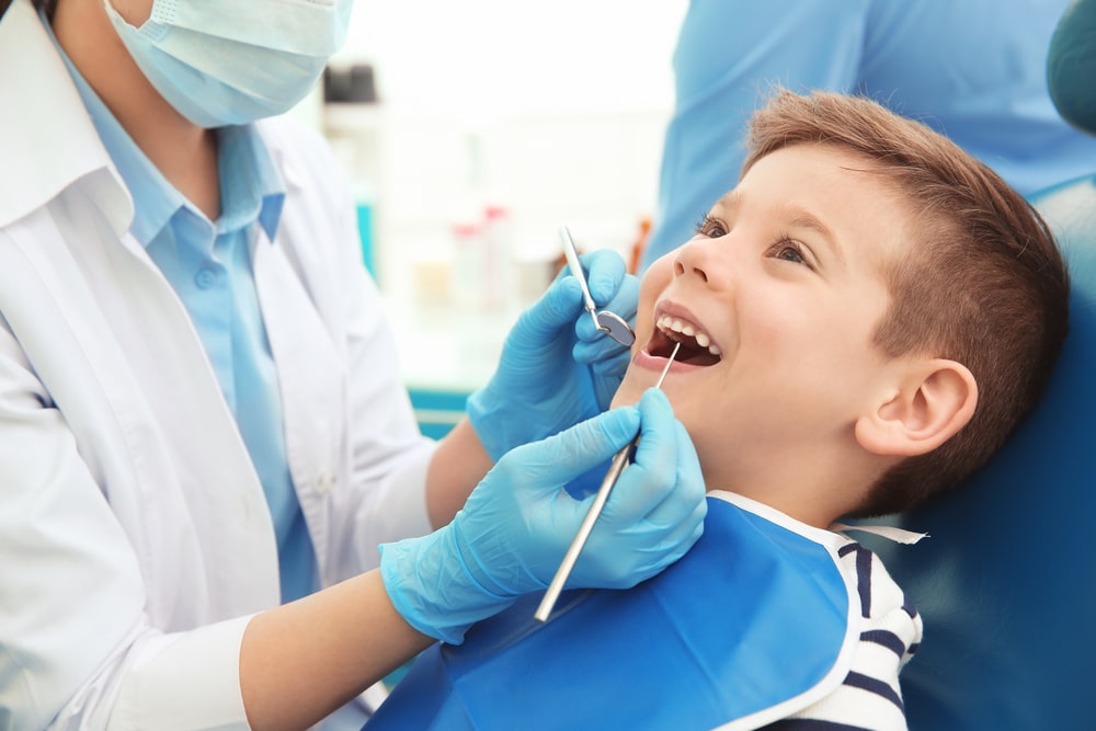 نمونه کار دندان پزشکی کودکان